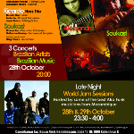 3 Brazilian Bands & Jam Sessions