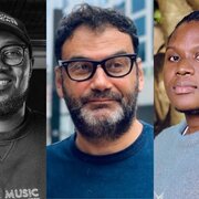 Robert Asewe by The Music Advocate Africa, André Bourgeois by Kalina Bourgeois, Kevin T. Dozwa by Proud M. Saungweme (Lantern Studio)